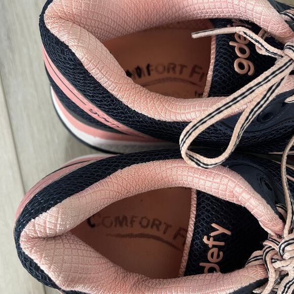 Gdefy 'Gravity Defyer' Mighty Walk Women's 10.5 Sneaker Tennis Shoe Blue Pink - Picture 7 of 12